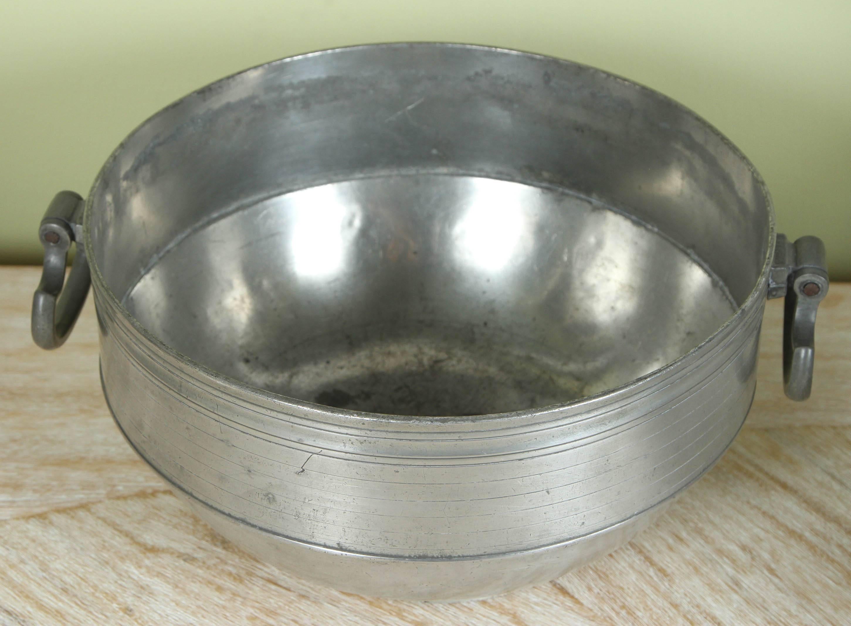 A Dutch Early 19th Century Pewter Tureen with  Cover from Lauren Bacall Estate For Sale 2