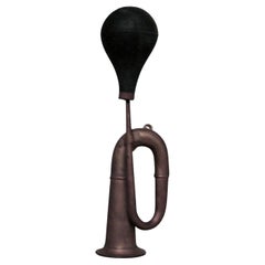 Antique American Victorian Brass Horn