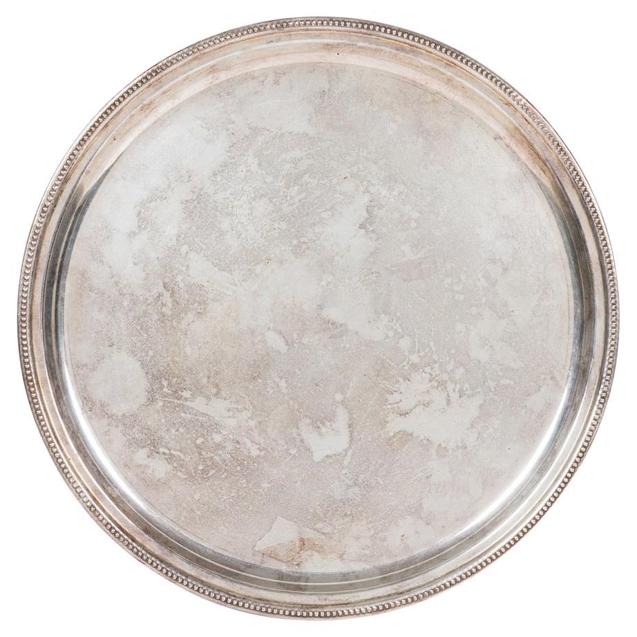 English Victorian Silver Plate Tray