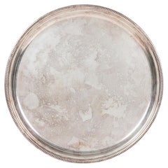 English Victorian Silver Plate Tray