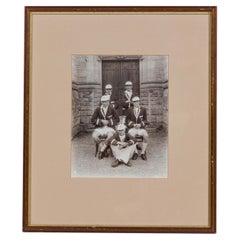 Fotografía de época del equipo de tenis estadounidense