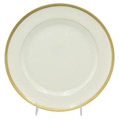 Set of 5 English Victorian Lenox Porcelain Plates
