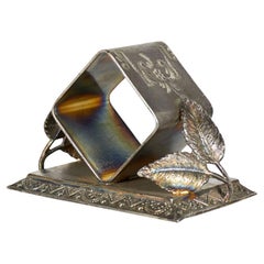 English Victorian Silver Plate Napkin Ring