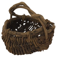 American Country Wicker and Twig Basket