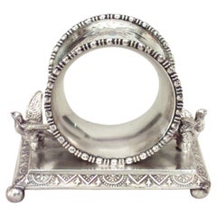 English Victorian Silver Plate Napkin Ring