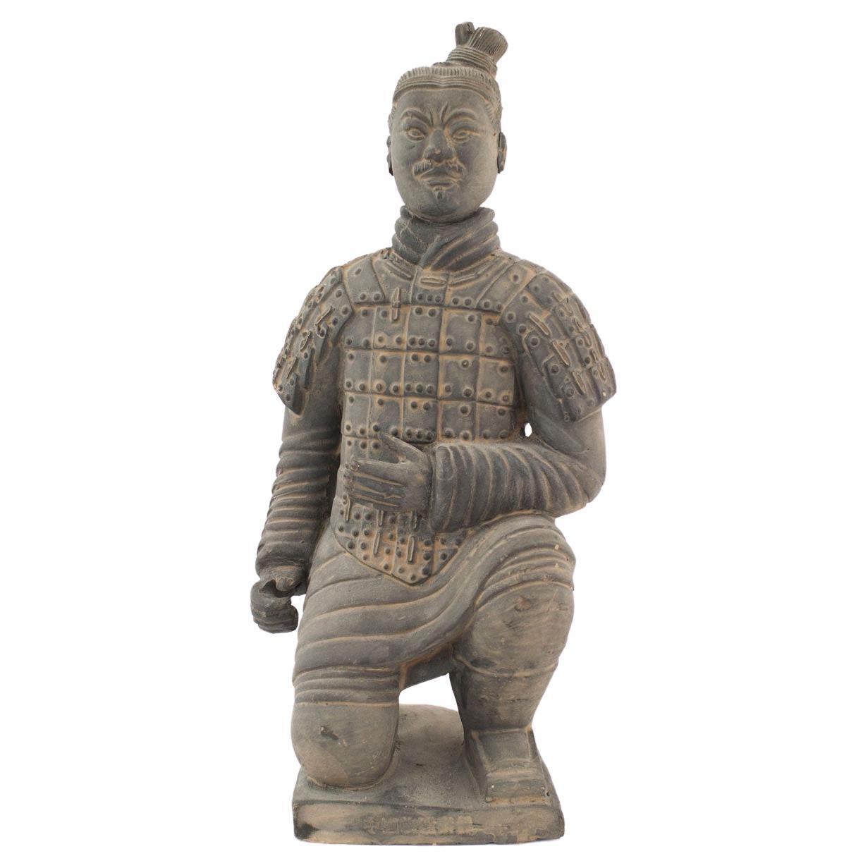 Stone Chinese Soldier Statue For Sale