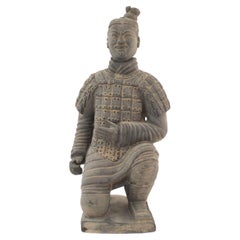 Stone Chinese Soldier Statue