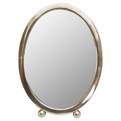 American Victorian Style Silver Oval Picture Frame