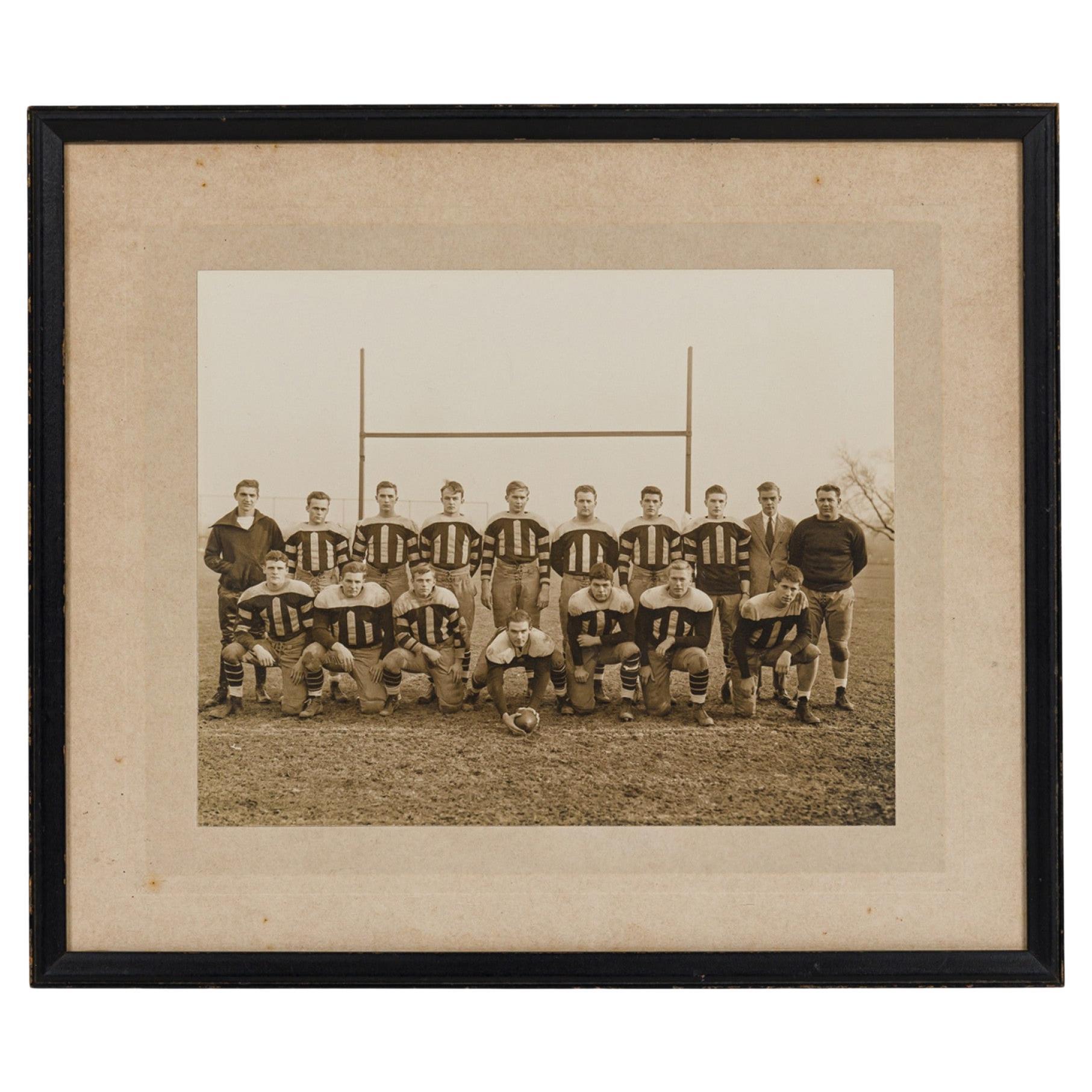 American Vintage Football Team Photograph