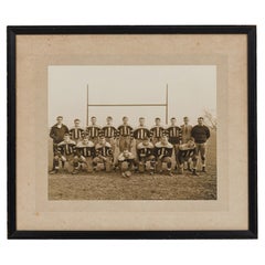 Fotografia di squadra di football americano vintage