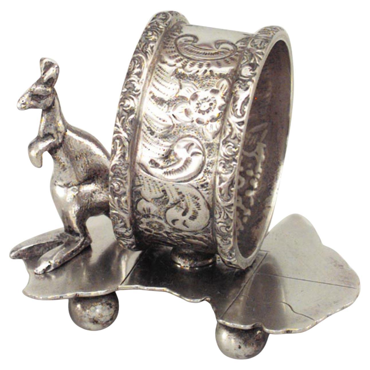English Victorian Silver Plate Napkin Ring