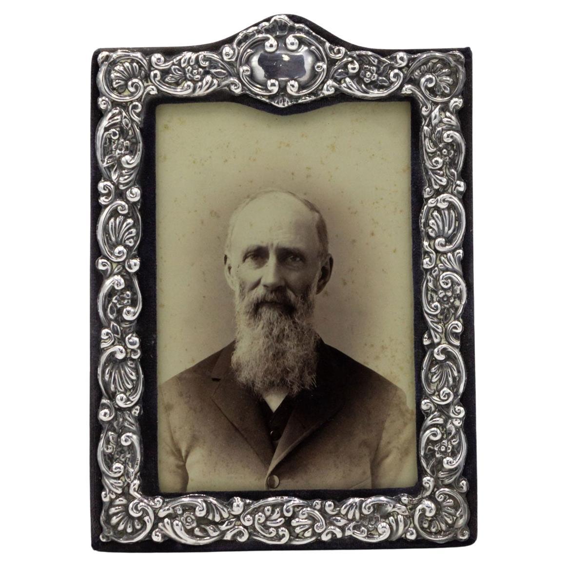 English Victorian Silver Picture Frame
