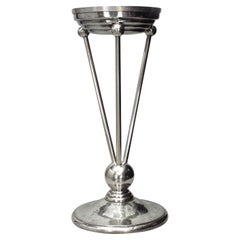 Art Deco Silver Plate Ice Bucket Stand