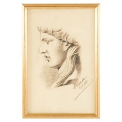 Charcoal Portrait of a Woman