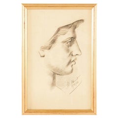 Charcoal Portrait of a Woman