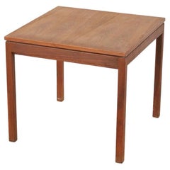 Mid-Century Danish Walnut Square End Table