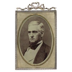 English Victorian Silver Plate Picture Frame