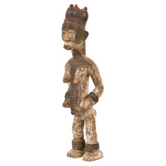 African Nigeria Mid 20th Century Hand Carved Eshu Female Figure