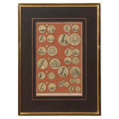 English engraving of Medals associated with King William III