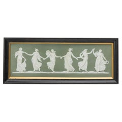 English Wedgwood Porcelain Maidens Wall Plaque