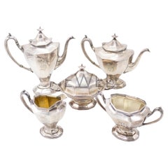 Reed and Barton Silver Plate Tea and Coffee Service Set