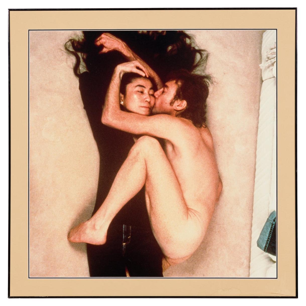 Annie Leibovitz Framed Portrait, John Lennon and Yoko Ono, 1980