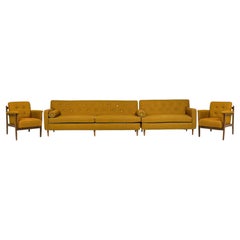 American / Danish Mid-Century 4 Piece Living Room Set