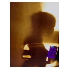 Eva Petric Contemporary Abstract Mixed Media Artwork, Shadow Choreography 2