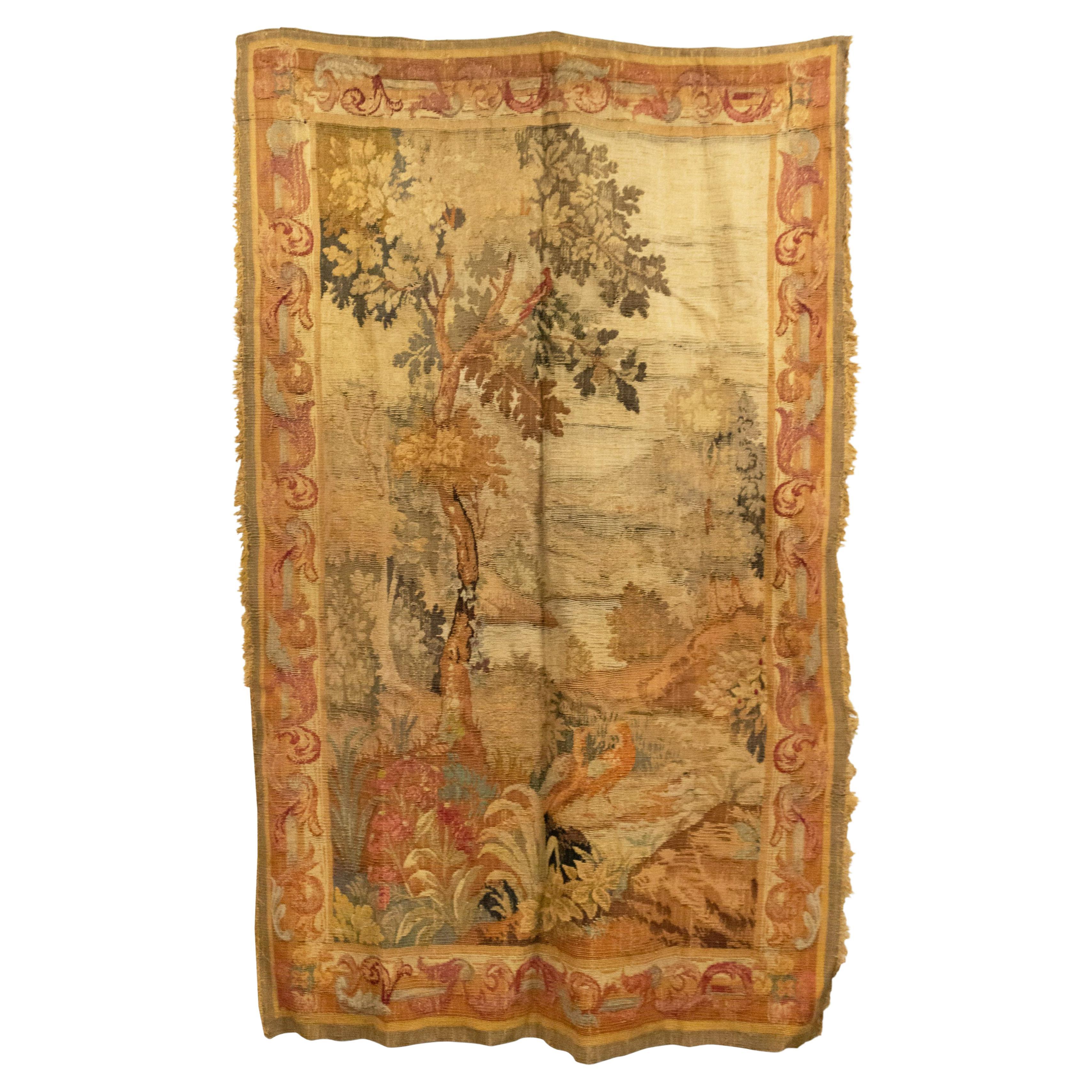 Tapisserie florale d'Aubusson