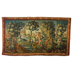 French Louis XVI Style Aubusson Castle Tapestry