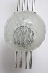 Angelo Brotto Mid-Century Modern Murano Glass Pendant Lamp for Esperia Italy