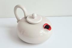 1970s Marilyn Monroe "Lip Service" Teapot by Fitz and Floyd