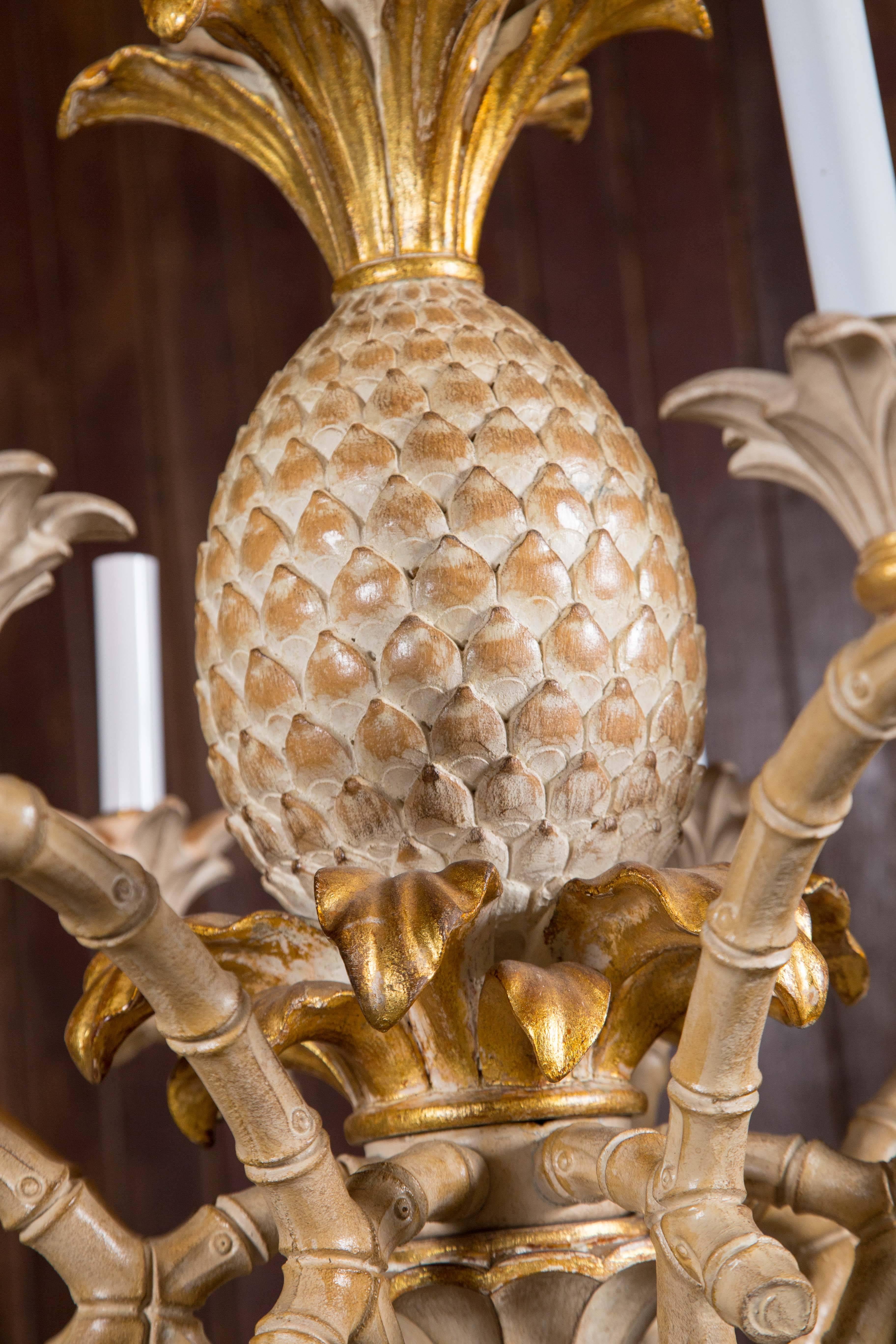 pineapple chandeliers
