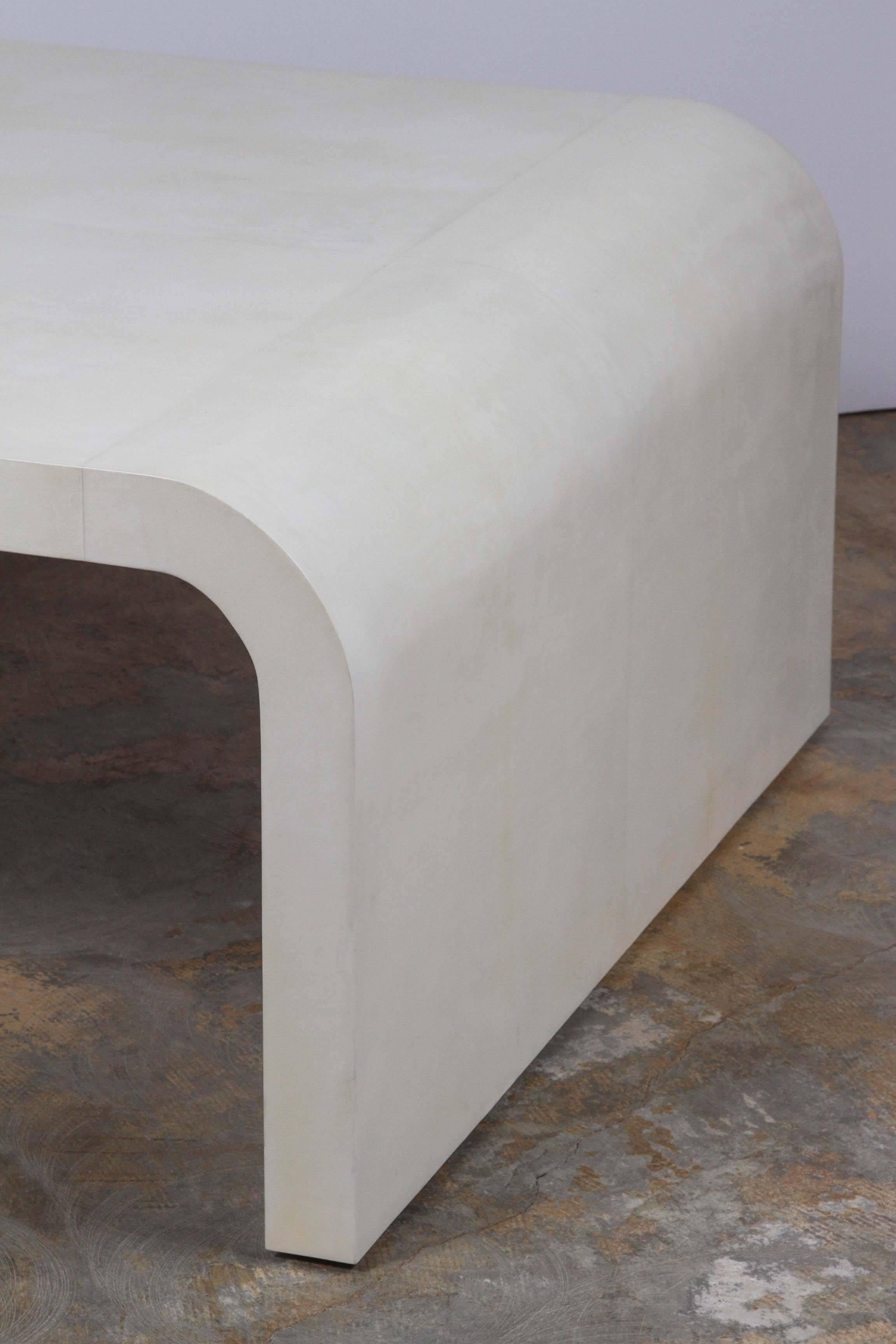 Parchment Waterfall Table 2