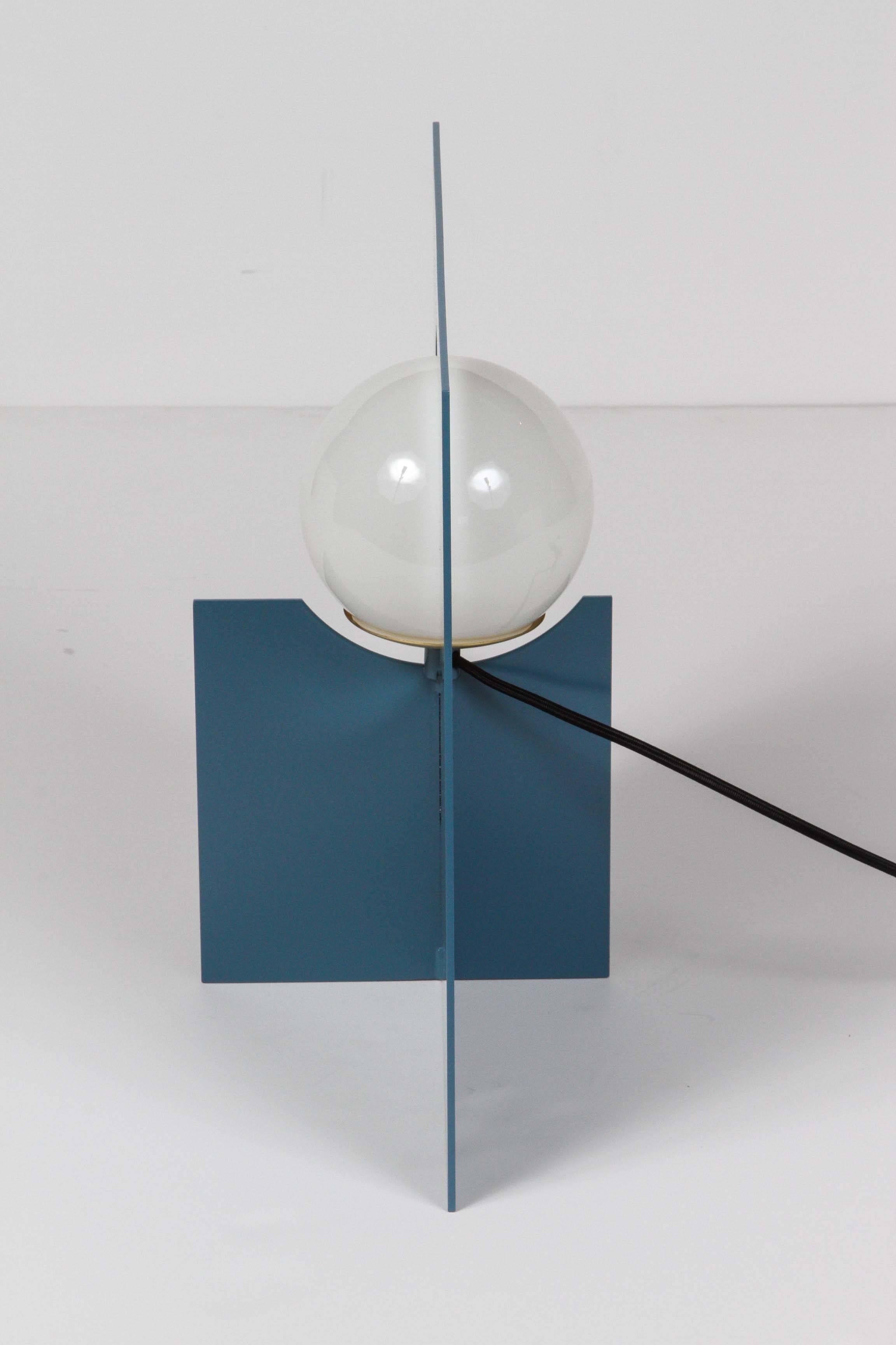 Contemporary Paul Marra Steel Intersection Table Lamp For Sale