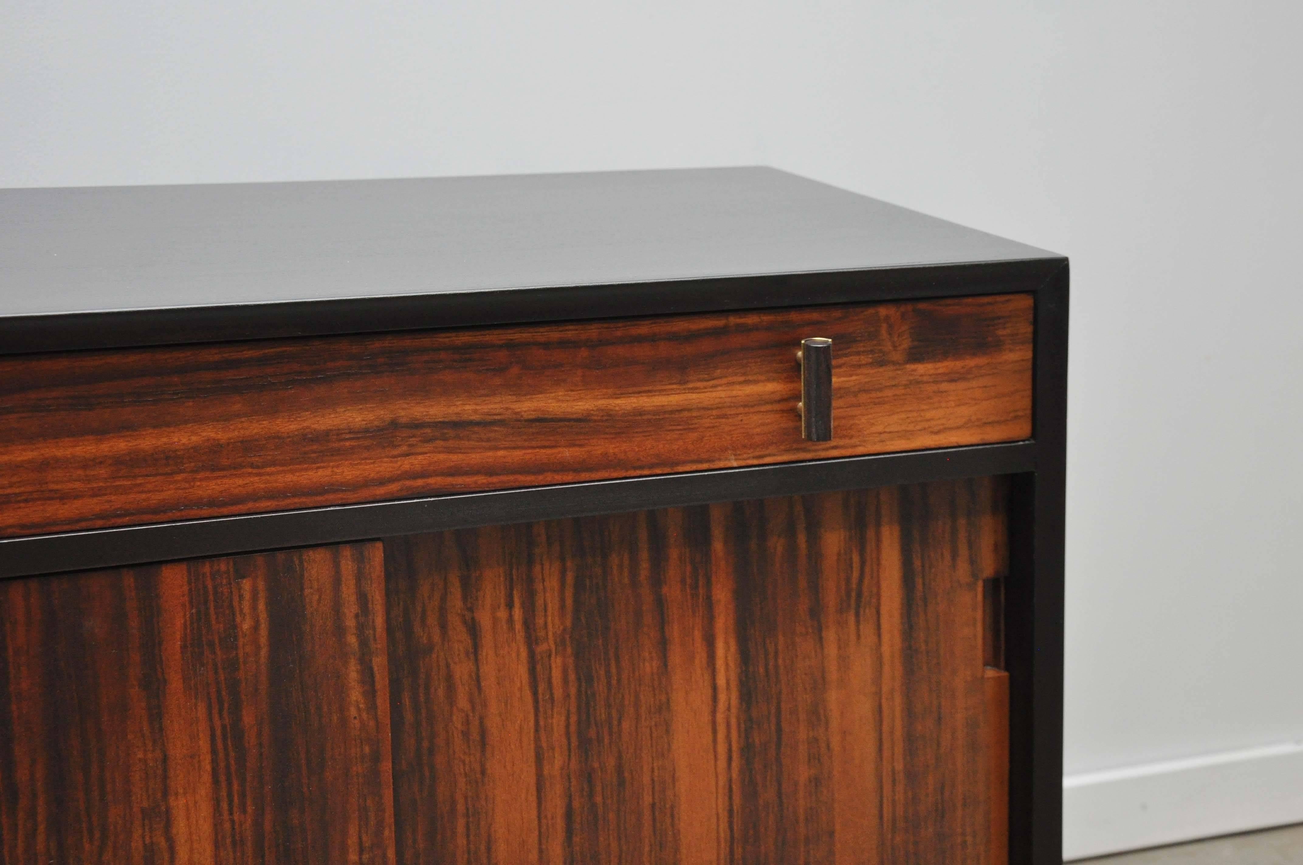 Dunbar Rosewood Front Sideboard by Edward Wormley In Excellent Condition In Chicago, IL