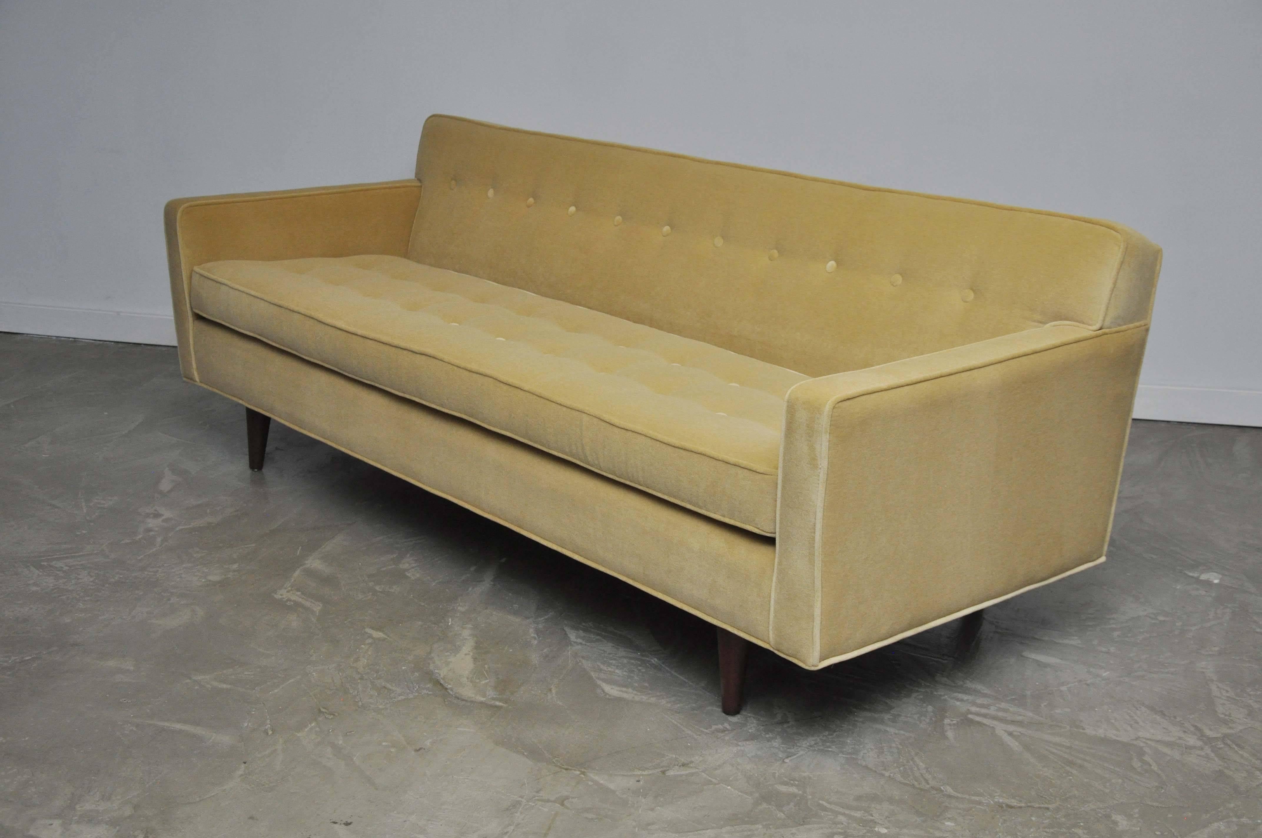 Dunbar Sofa by Edward Wormley in Italian Velvet 1