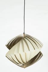 LOUIS WEISDORF SEASHELL LAMP, DENMARK, c. 1960