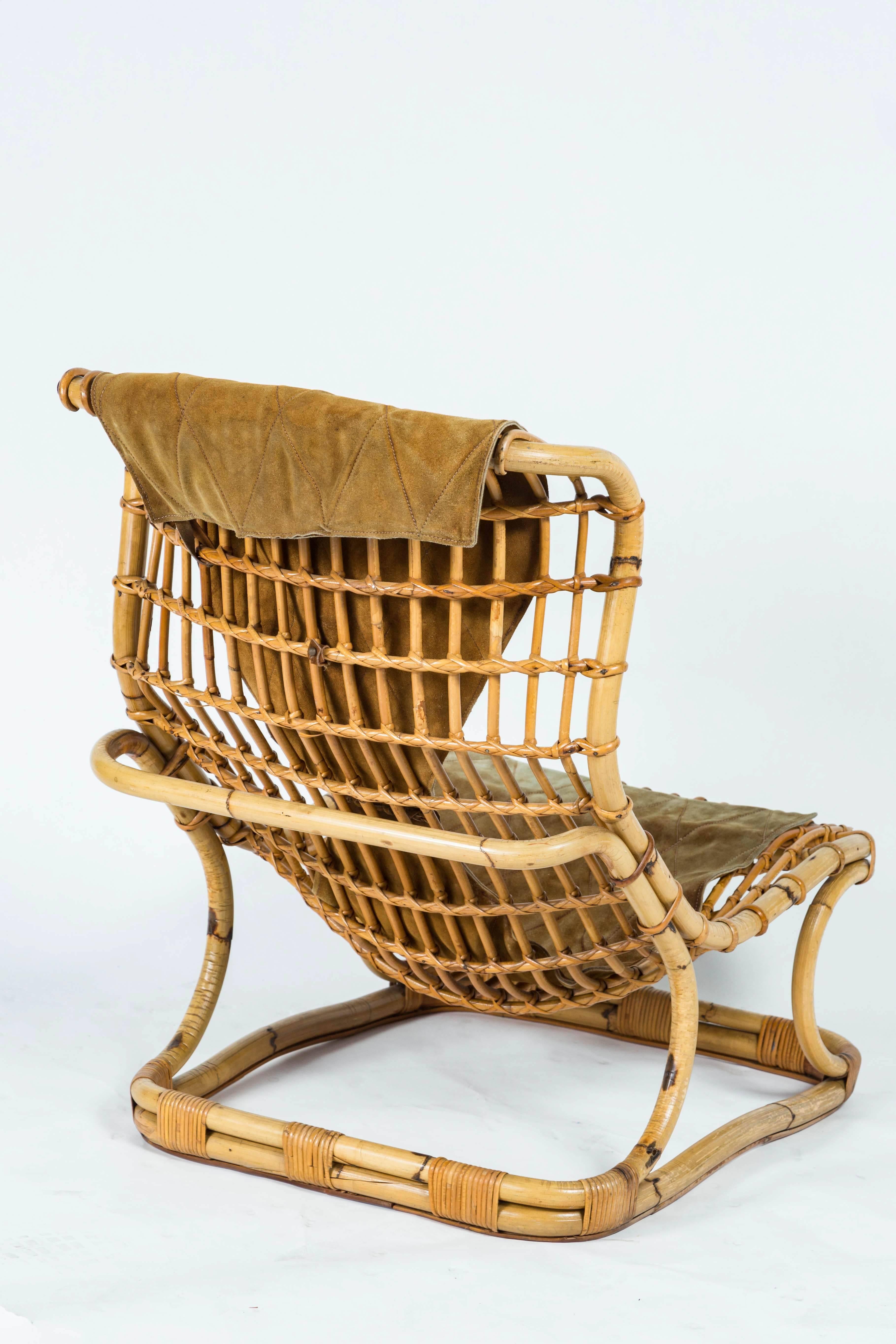 Danish DANISH RATTAN FURNITURE SET, c. 1950 For Sale