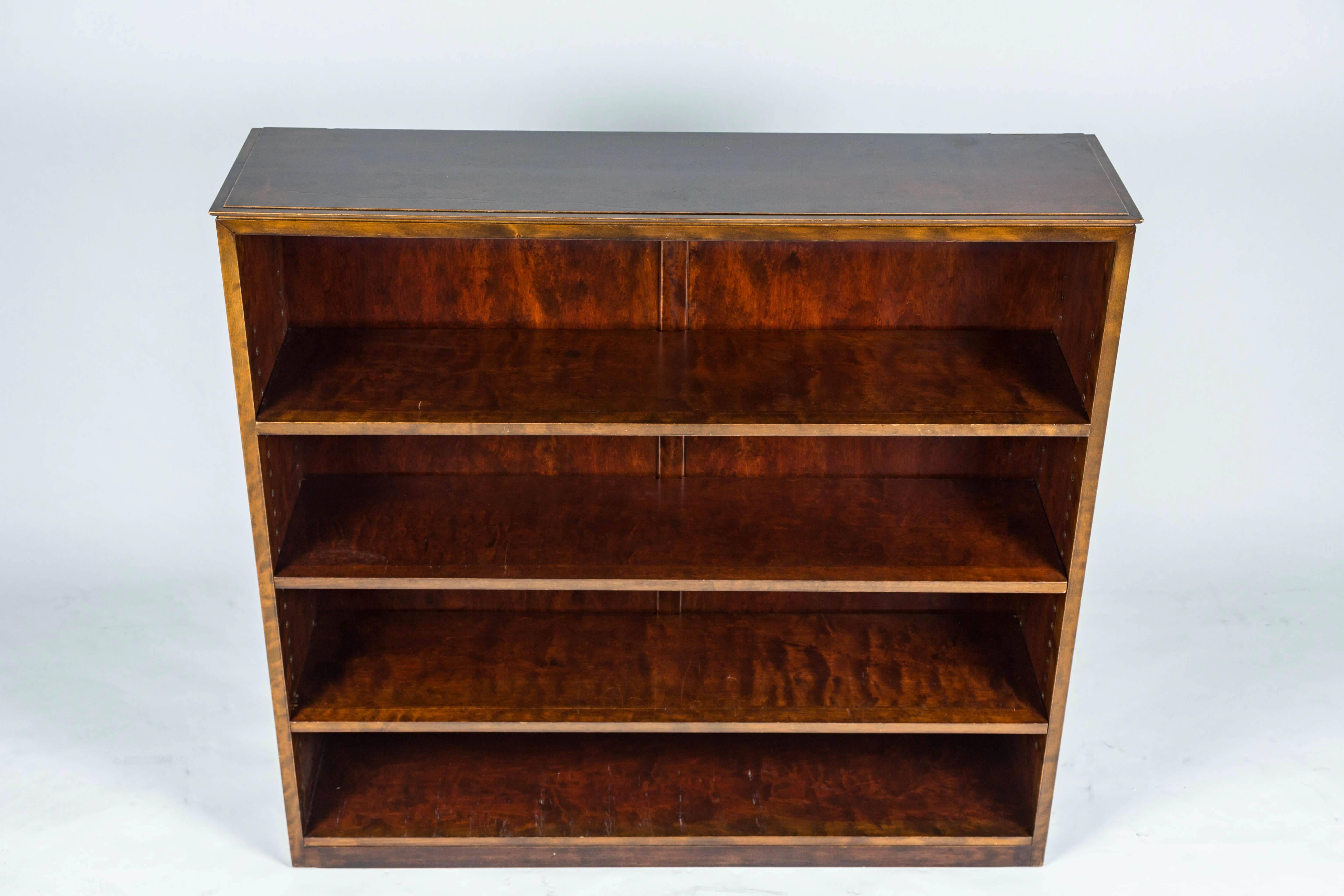 AXEL EINAR HJORTH BOOKSHELF, SWEDEN, c. 1930 In Excellent Condition For Sale In Los Angeles, CA