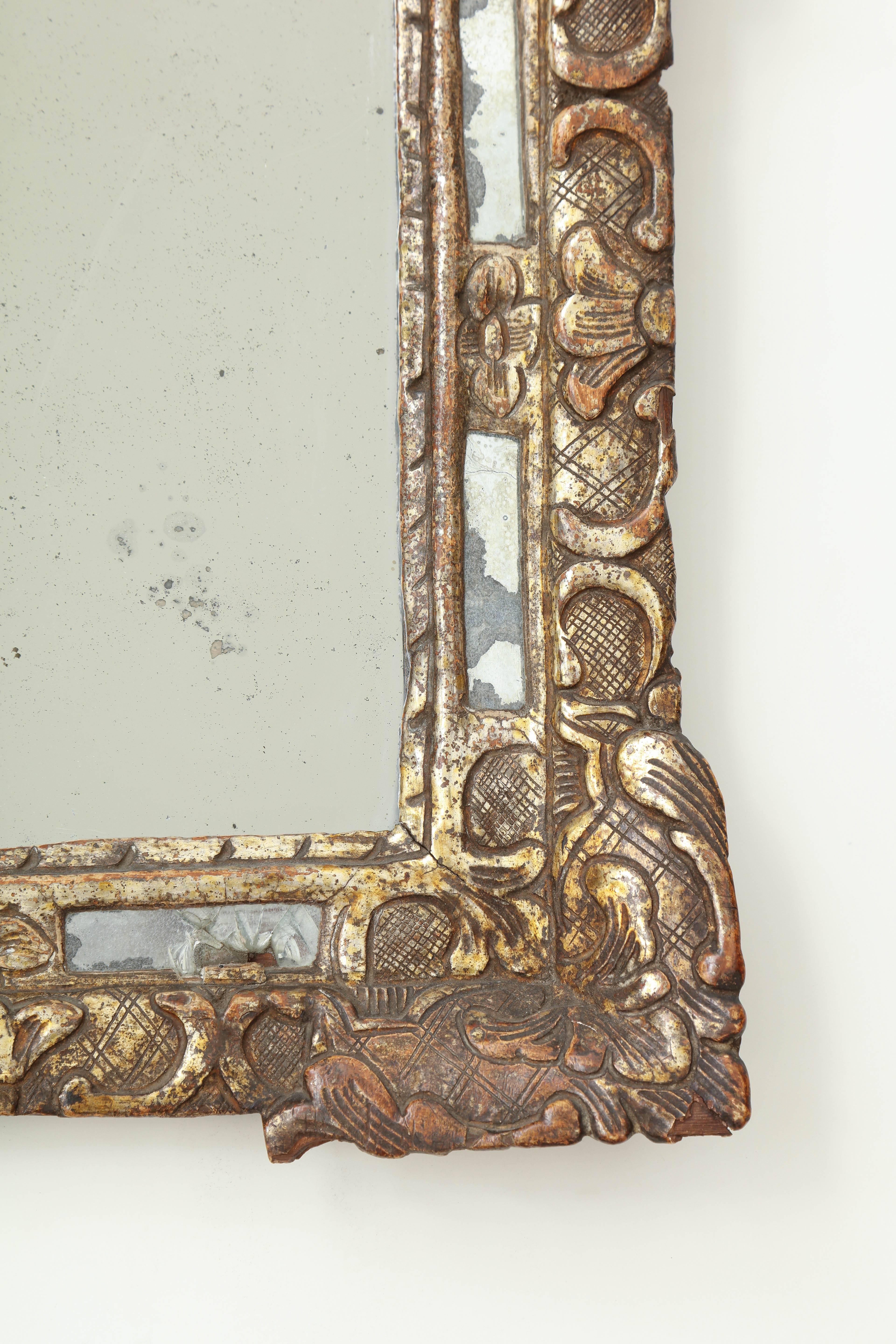 18th Century French Regence Mirror In Good Condition For Sale In New York, NY