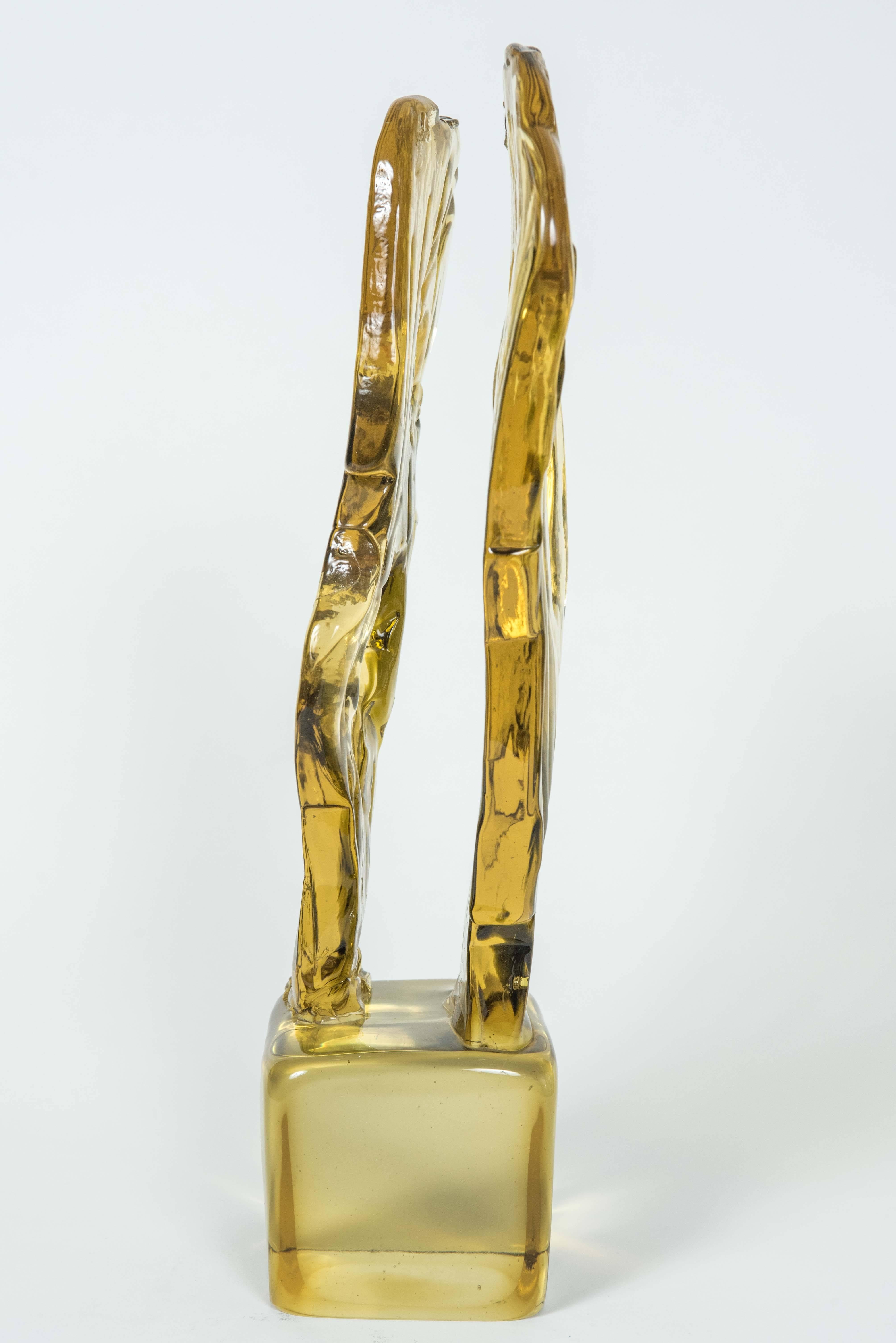Luciano Gaspari Abstract Forms Glass Sculpture In Good Condition For Sale In Toronto, ON