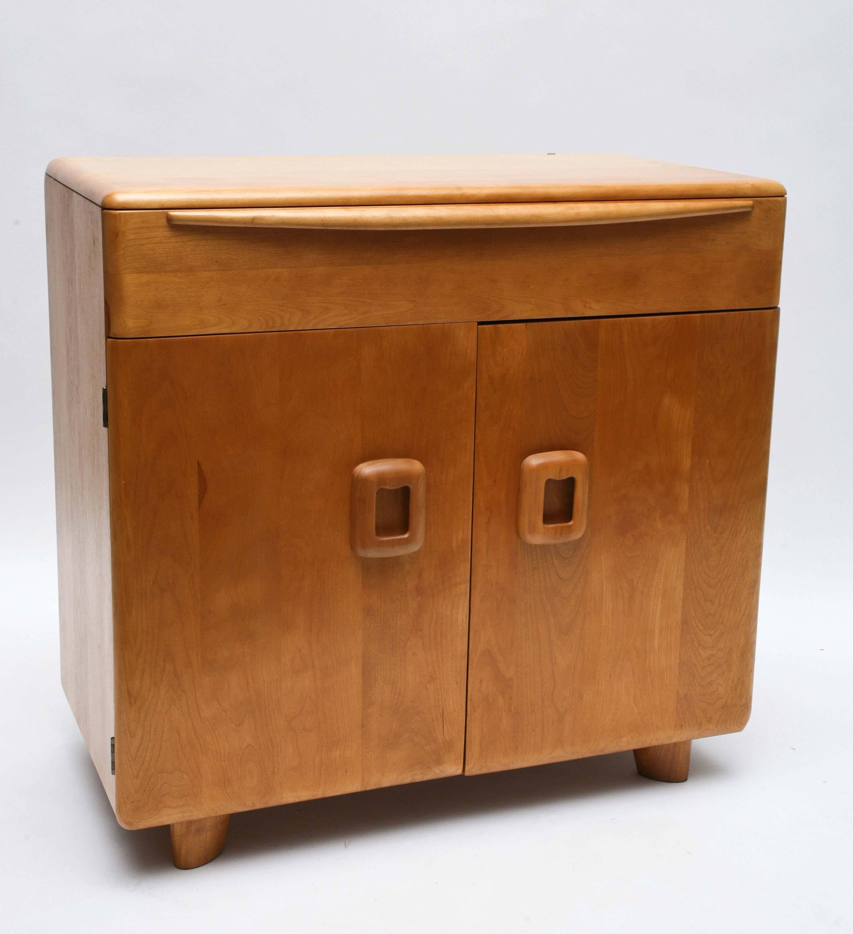Mid-Century Modern Two-Piece Heywood Wakefield Cabinet, 1960s, USA