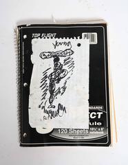Outsider Folk Art Purvis Young Sketchbook