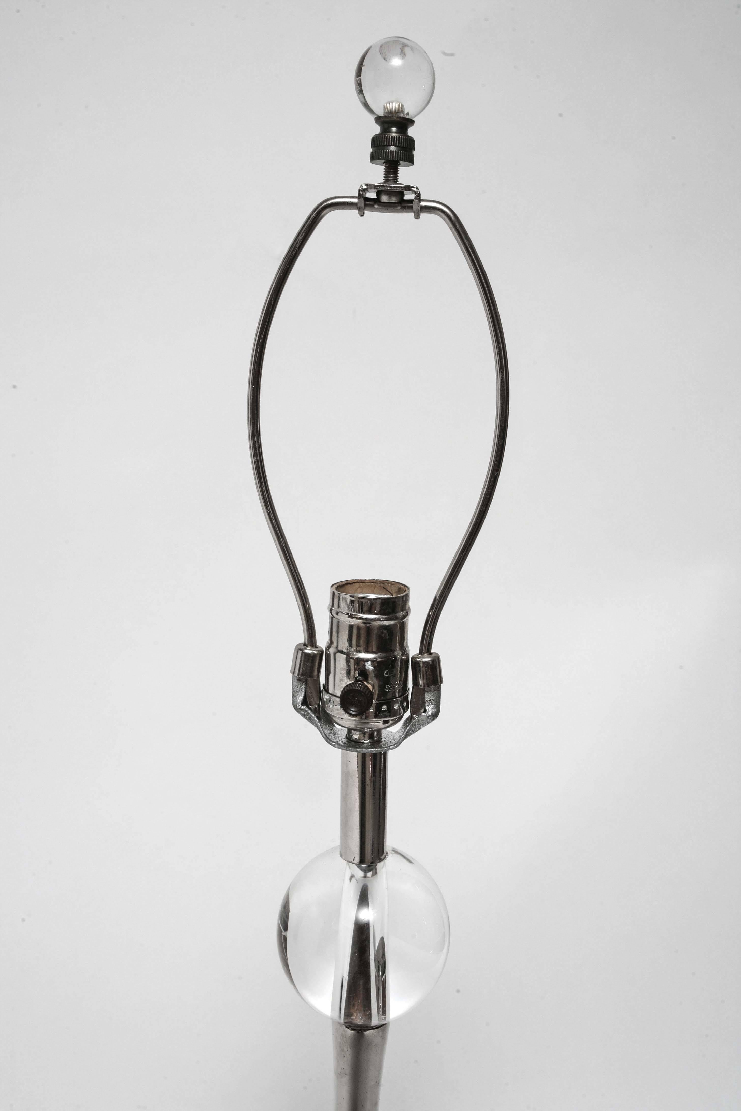 Mid-Century Modern Hollywood Regency Tommi Parzinger Style Teardrop Table Lamps 1