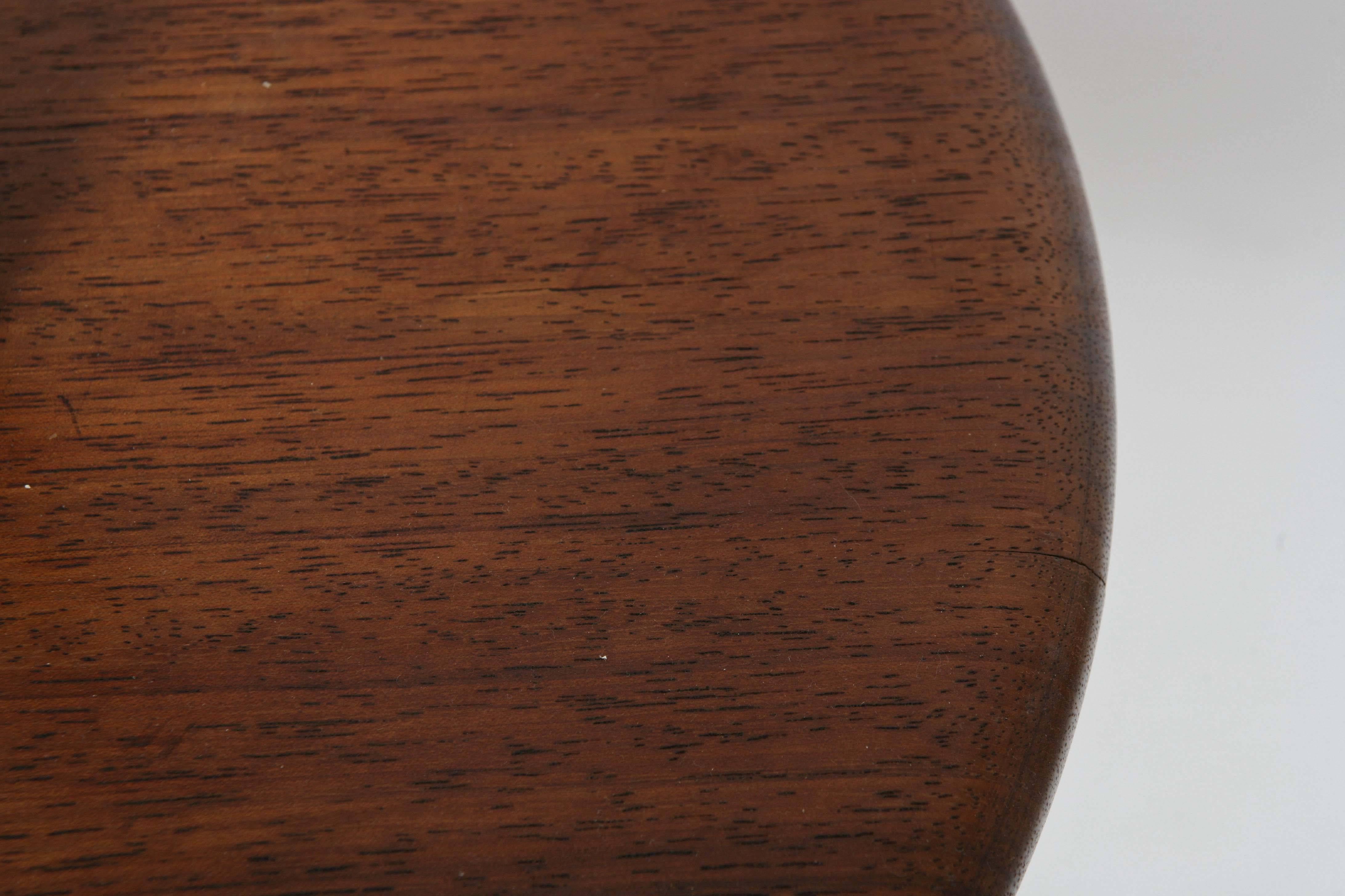 Mid-Century Danish Modern Wood Teardrop Table Floor Lamp Gordon Martz Style 1