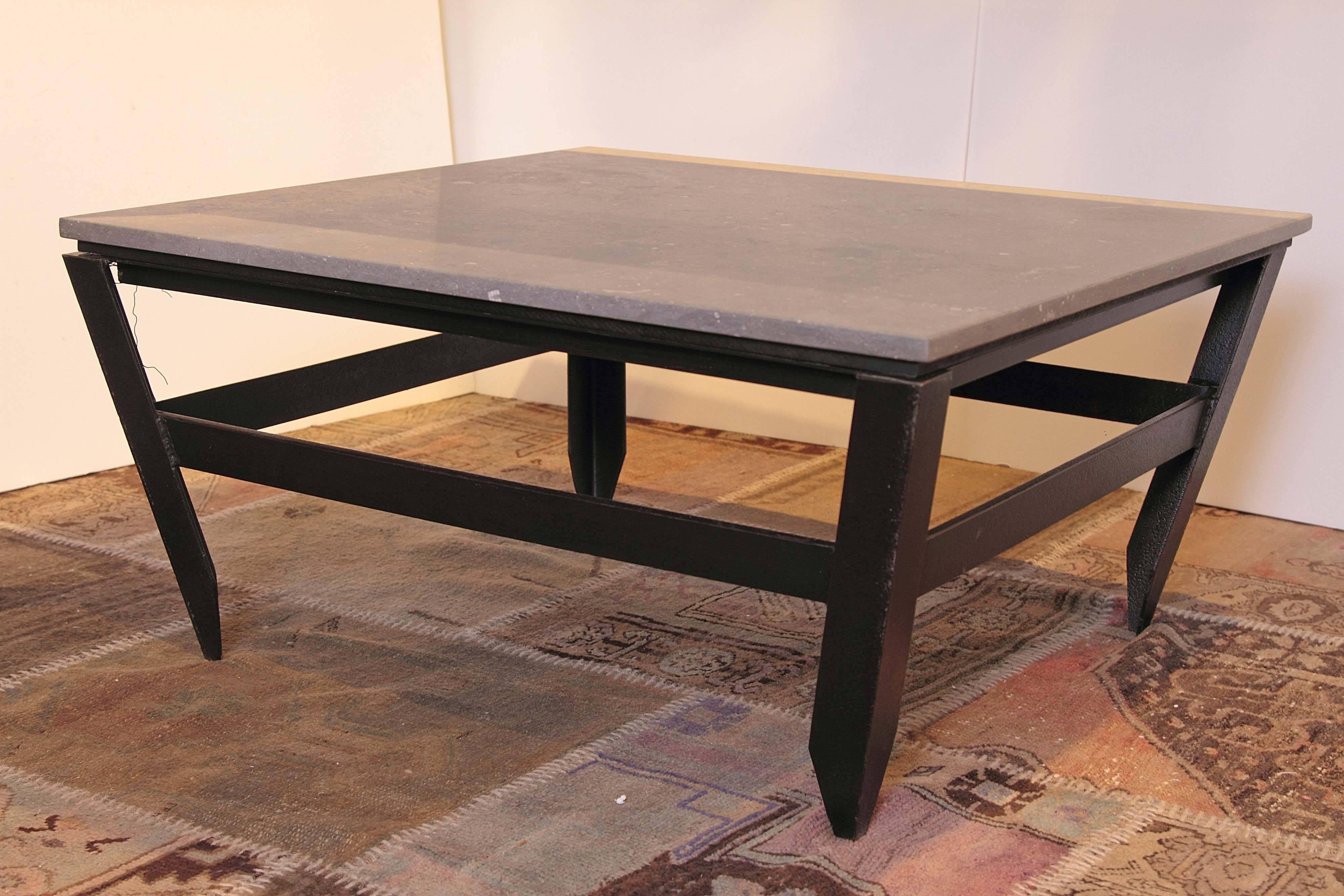 Mid-20th Century French Modern Angled Coffee Table