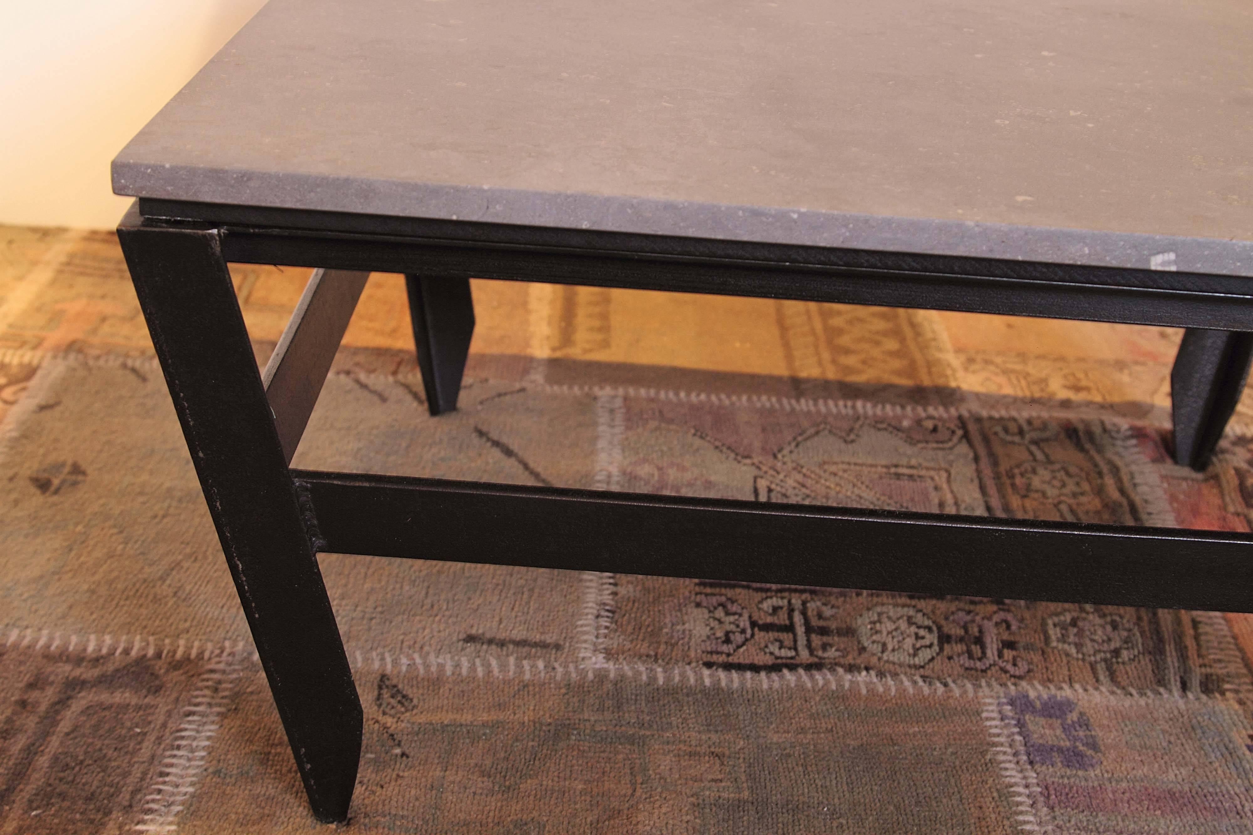 French Modern Angled Coffee Table 1
