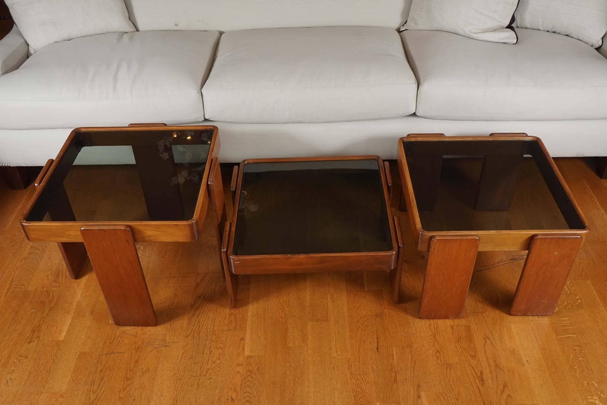 Geometric Set of Nesting Tables at 1stDibs