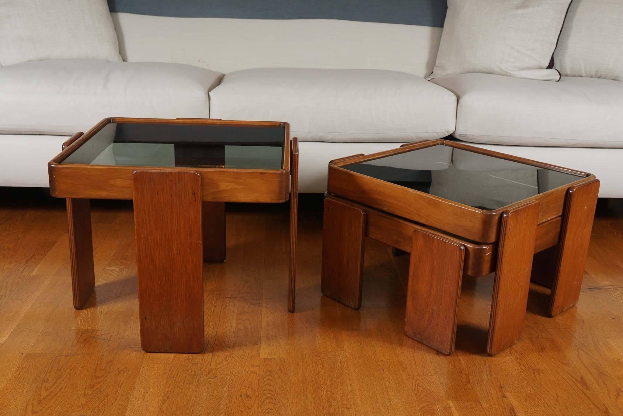 Geometric Set of Nesting Tables at 1stDibs